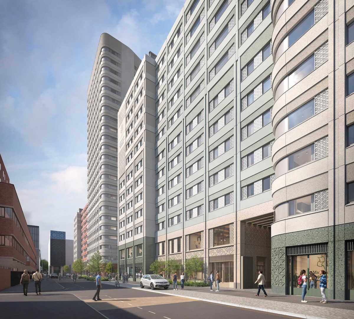 Acorn Aluminium shares new works update at Cambridge Halls PBSA